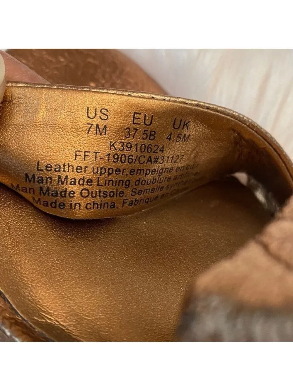DKNY Iggi Bronze Strappy Heels, Size 7